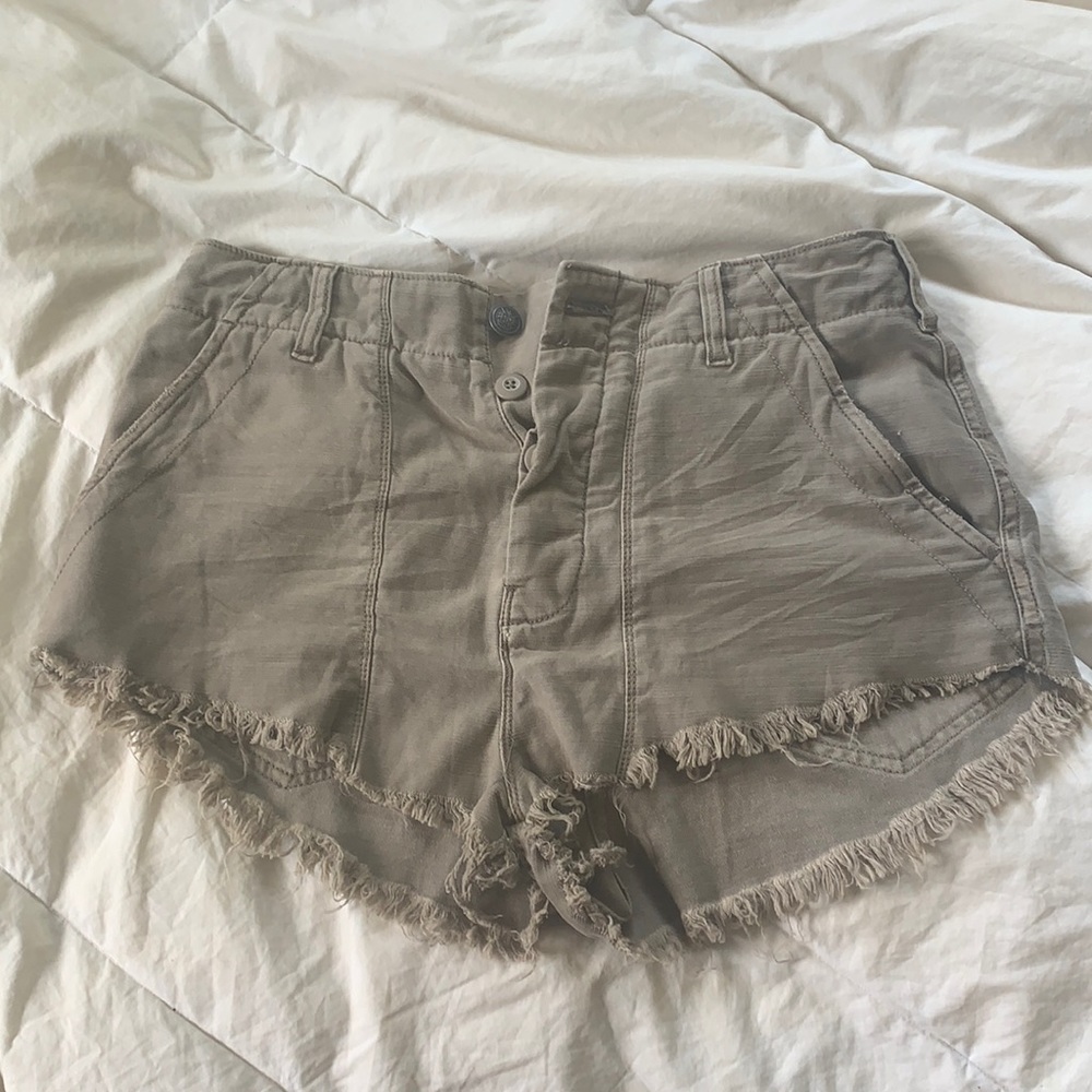 Free people brown shorts